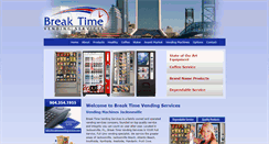 Desktop Screenshot of breaktimevendingservices.com